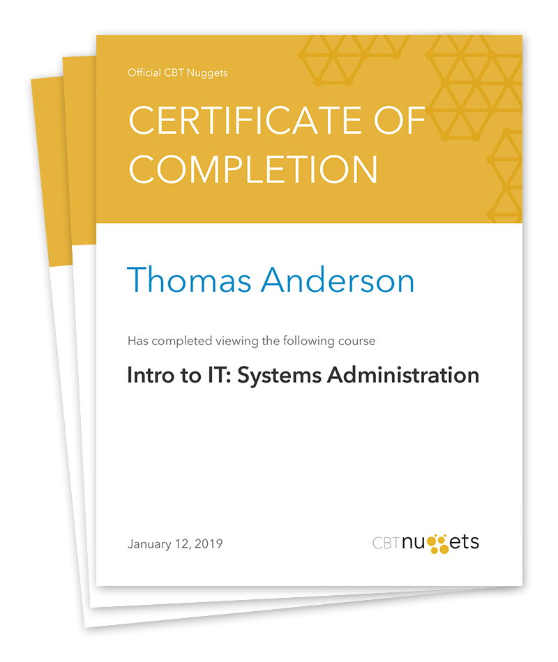 Intro to IT Training Courses from CBT Nuggets Intro to IT Training Courses from CBT Nuggets