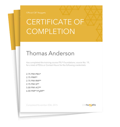 Completion Certs